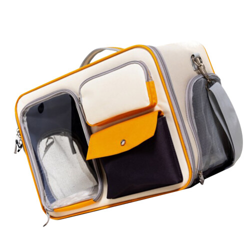 Safe And Durable Construction Easy Fold Design Soft And Comfortable Material Multiple Carrying Options Collapsible Pet Backpack Carrier Better 2