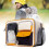 Safe And Durable Construction Easy Fold Design Soft And Comfortable Material Multiple Carrying Options Collapsible Pet Backpack Carrier Better 5