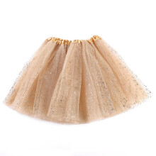 Tutu Skirt for Baby Girls Ballet Dance 3-Layer Tulle Sequin