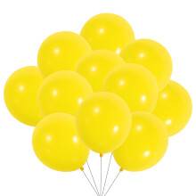 Ballons en latex jaunes décoratifs, lot de 100 pièces pour toutes les occasions.