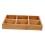 Creamer Basket Six Grid Bamboo Plate Household Fruit Container Man 5
