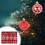 Christmas Balls Decorations Red Painted 2.36 Inch 6