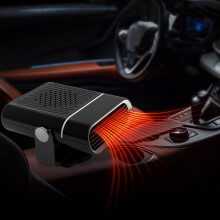 Portable 12V Car Heater & Defroster, 200W, Fast Heating/Cooling, 360 Rotary, Compatible with Car/SUV