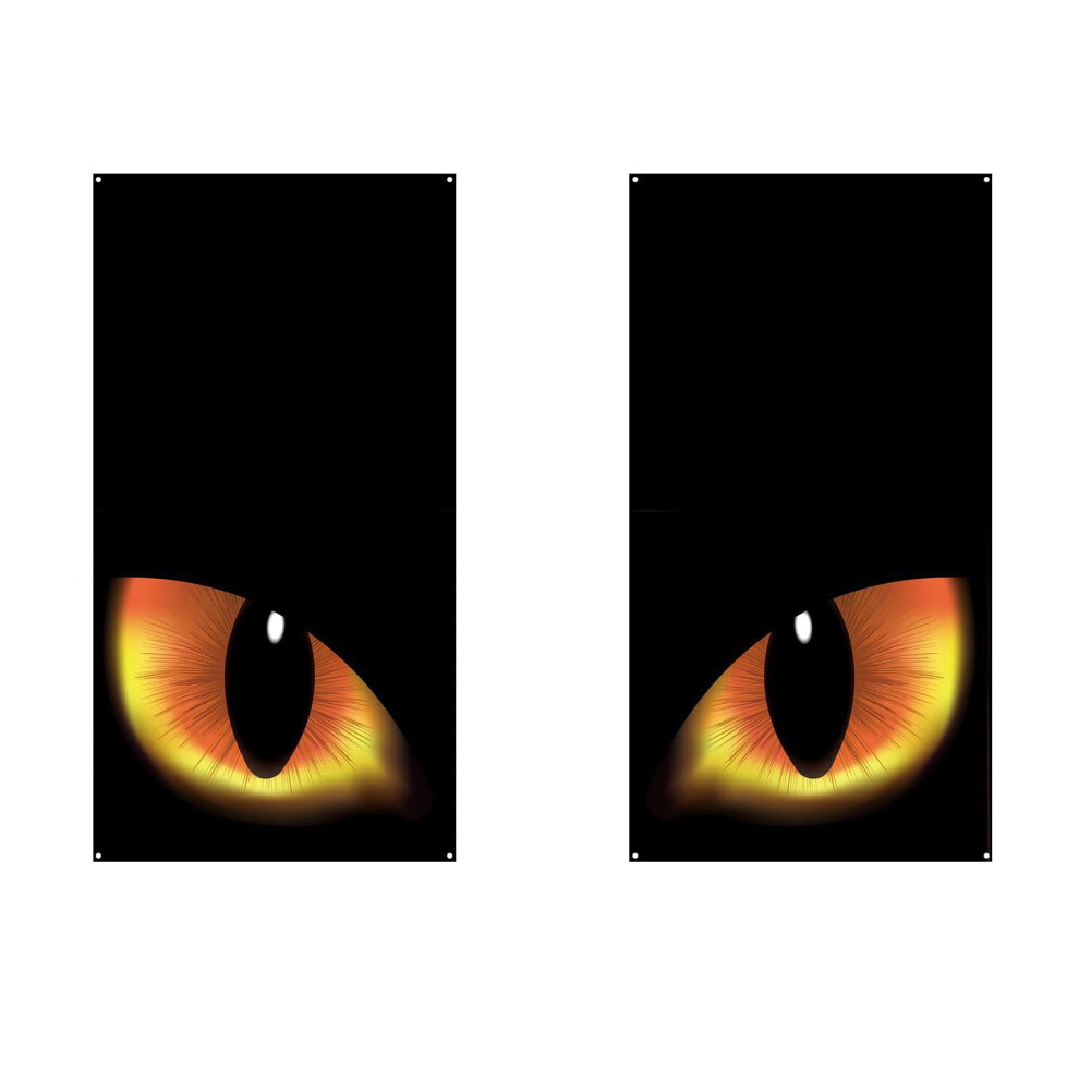 Halloween Scary Window Stickers,Spooky Eyes Window Door Cover Halloween Window Decorations For Home Classroom Window Door Decor 9193271201656