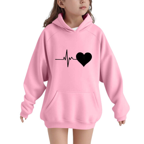 Αγόρια & Κορίτσια 5-15 ετών Φούτερ με κουκούλα, χαλαρή εφαρμογή, με μανίκια και
