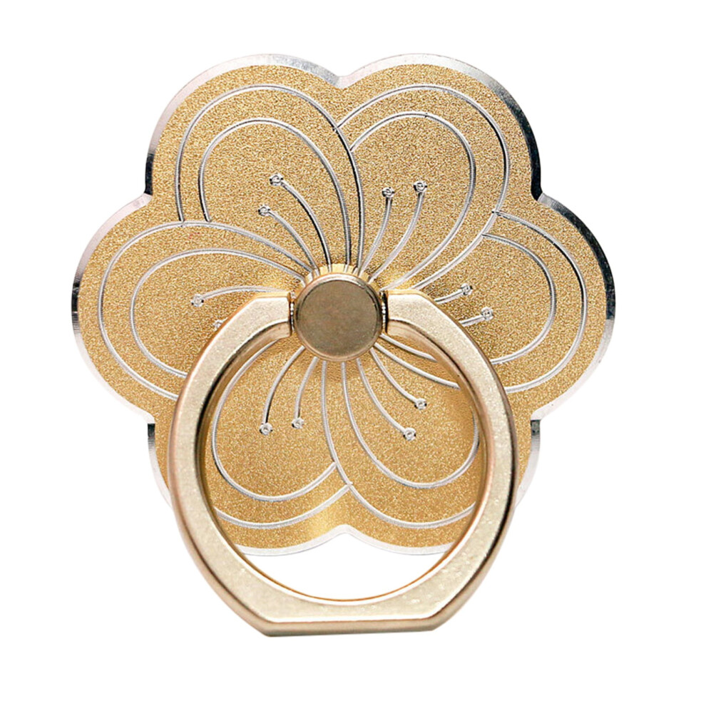 Flower-Shaped Metal Phone Ring Holder With 360 Rotation, Finger Grip & Kickstand, Compatible With All Smartphones 9193271202219