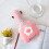 Guitar-Shaped Pillow Pink 14.5 Inches 1