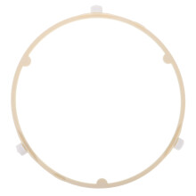 Microwave Roller Ring Compatible with Glass Turntable Plate, Rotating Support Ring for Microwave Oven Replacement