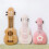 Guitar-Shaped Pillow Pink 14.5 Inches 5