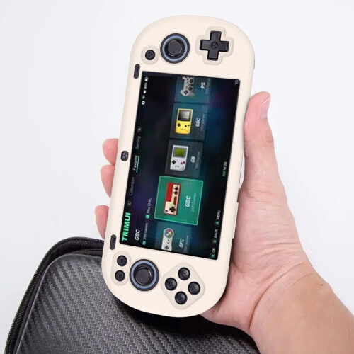 5 Inch Silicone Protective Case For Trimui Smart Pro Gaming Console Drop Protection Simple Solid Color Anti-Scratch Non-Slip Protector Shell Sleeve 2