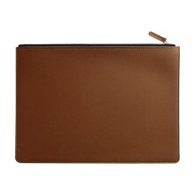 Leather Document Bag, Waterproof Policy Folder, Executive Briefcase - Business Meetings, Corporate Storage, Practical Men and Women