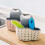 Kitchen Sink Caddy Sponge Holder with Adjustable Strap & Drain Holes – 2Pcs Beige 3
