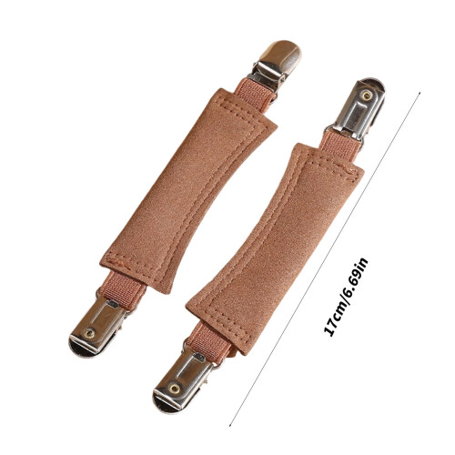 Nonslip Leather Shoe Clips for Walking Shoes Heel Support 2
