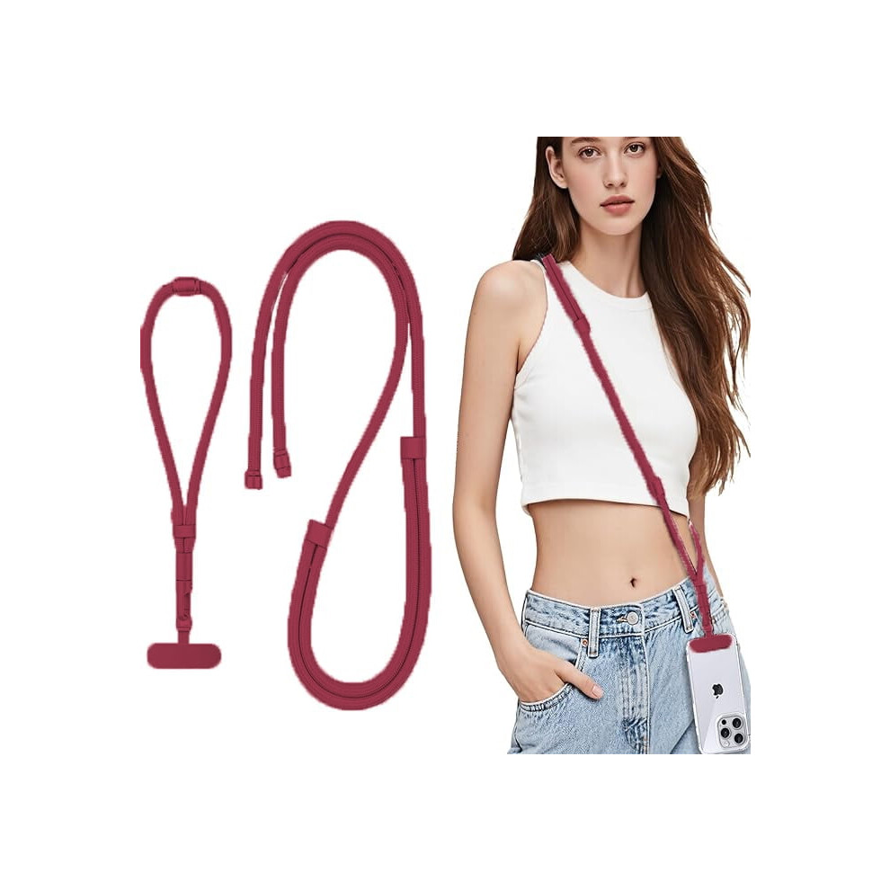3 In 1 Adjustable Anti-Lost Cell Phone Lanyard, Detachable Cell Phone Strap For Women/Men, Crossbody/Neck/Wrist Strap 9165521845590
