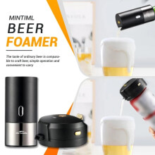 Clearance Beer Bubbler – Portable Foam Machine for Bottled & Canned Beer, Compatible with All Standard Sizes