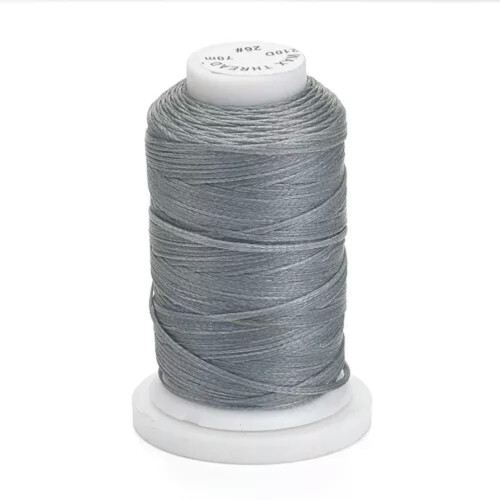 76 Yards/Roll 1mm Flat Waxed Polyester Cords Leather Craft Sewing String Threads-Gray