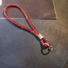 Phone Lanyards, Luxury Shimmering Crystal Wrist Strap, Ideal for Cruises, Parties, Christmas Anti-Theft Accessory Women's Gift Phone Chain