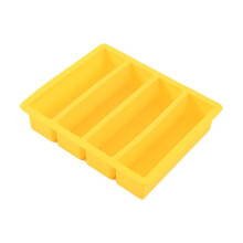 Bac à glaçons transparent WZXPWT, moule à glaçons flexible à structure alvéolaire pour usage domestique/commercial, empilable et