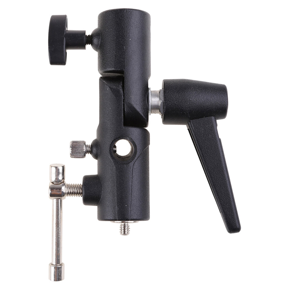 Metal Bracket Hot Shoe Umbrella Holder Stand Mount Adapter For Tripod Photography Photographic Photo Light 9130661086370