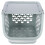 Light Green Stackable Storage Box Open Front Multifunctional Kitchen Vegetable and Fruit Organizer for Home Use 1
