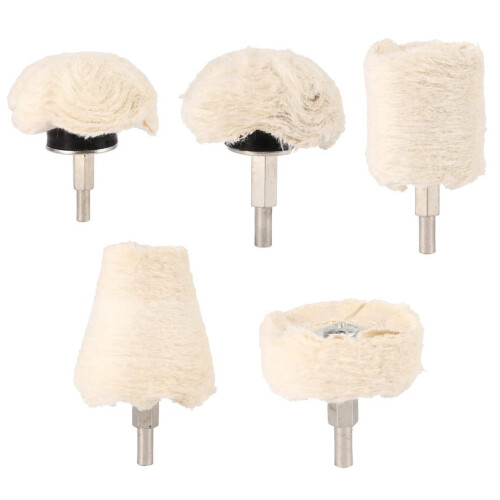 Wool Polishing Buffing Pad Set 5 Pieces for Drill 2