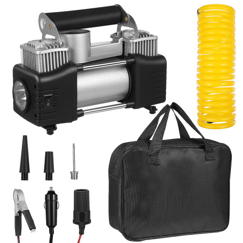 FOXNOVO Portable Car Air Compressor 12V 2