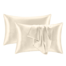 Silk Pillowcase with Hidden Zipper 2-Pack