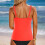Γυναικείο Tankini Tops Μόνο Top Ολόσωμο Μαγιό με Ελέγχου Κοιλιάς Top Χωρίς Κάτω Μέρος 4