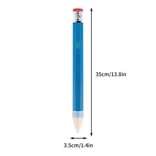 Μολύβια Giant Novelty, Ξύλινο Μεγάλο Μολύβι 14 ιντσών με Καπάκι, Διασκεδαστικό 1