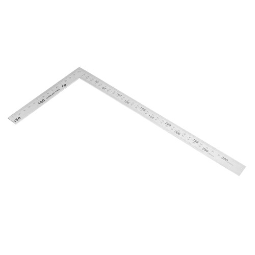 Stainless Measuring Ruler Layout Template Tool L Shape Right Angles Ruler for Carpenter Framing Square Ruler