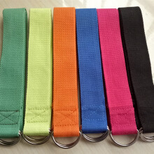 Yoga Fitness Strap with D-Ring for Stretching and
