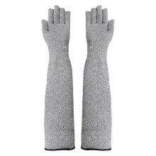 Clearance 13.7 Inch Pet Handling Gloves, Extra-Long Cat Grooming Arm Sleeves, Anti-Scratch Protective Sleeves for Nail Trimming