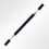 Penna per tablet 2 in 1 con punta a disco e penna a sfera per dispositivi touchscreen, ideale per strumenti e ufficio (nera). 6