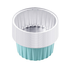 2026 New Arrival Bakeware 20PCS Reusable Round Aluminum Foil Tin Cups Aluminum Foil for Fryer