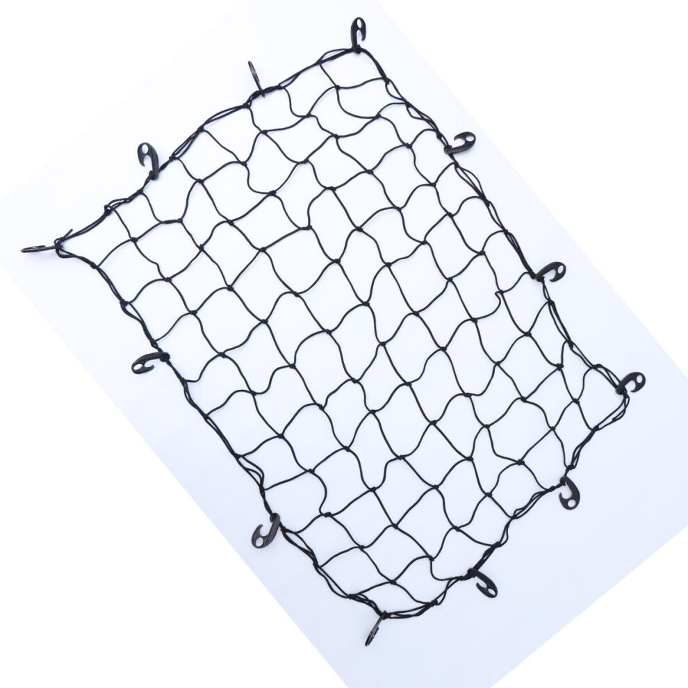 Car Roof Luggage Net 120X90 Cm Black 9132278393162