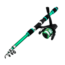Fishing Gear Telescopic Rods with Reel - 6ft Telescoping Fiberglass Rod and Reel for Outdoor Angling Portable Fishing Kit for Sea Enthusiasts