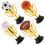 Kids Football Trophy Plastic Smooth Surface 4 pcs 7