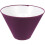 1 conjunto de cúpulas quadradas para abajur de cabeceira em tecido roxo, 28 x 28 x 18 cm (11,0 x 11,0 x 7,1 polegadas). 4
