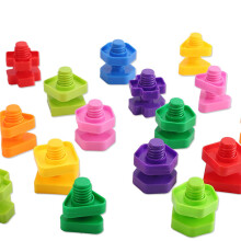 20Pcs Bolt & Nut Puzzle Toys for Kids, Educational Building Set to Teach Math & Spatial Reasoning – Compatible with STEM Learning
