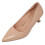 Women's Beige Pointed Toe Pumps Heels Size 37 EU 1