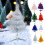Mini White Christmas Tree 30cm Tabletop Decor 6