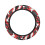 Steering Wheel Cover Camo Red Black Elastic Universal Fit 7