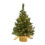 Pre-Lit Mini Christmas Tree with Warm White LEDs PVC PE 2