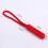 20Pcs Zipper Pull String for Luggage Zipper Puller Replacement Red Plastic Polyester Clothing 5