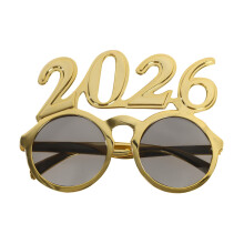 2026 Novelty Party Glasses – Number-Themed Carnival Eyewear, Windproof & Clear, Compatible with Bike & Scientific Goggles