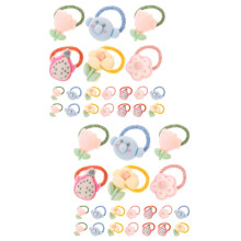 Unbranded elastic hair ties for girls 40 pcs