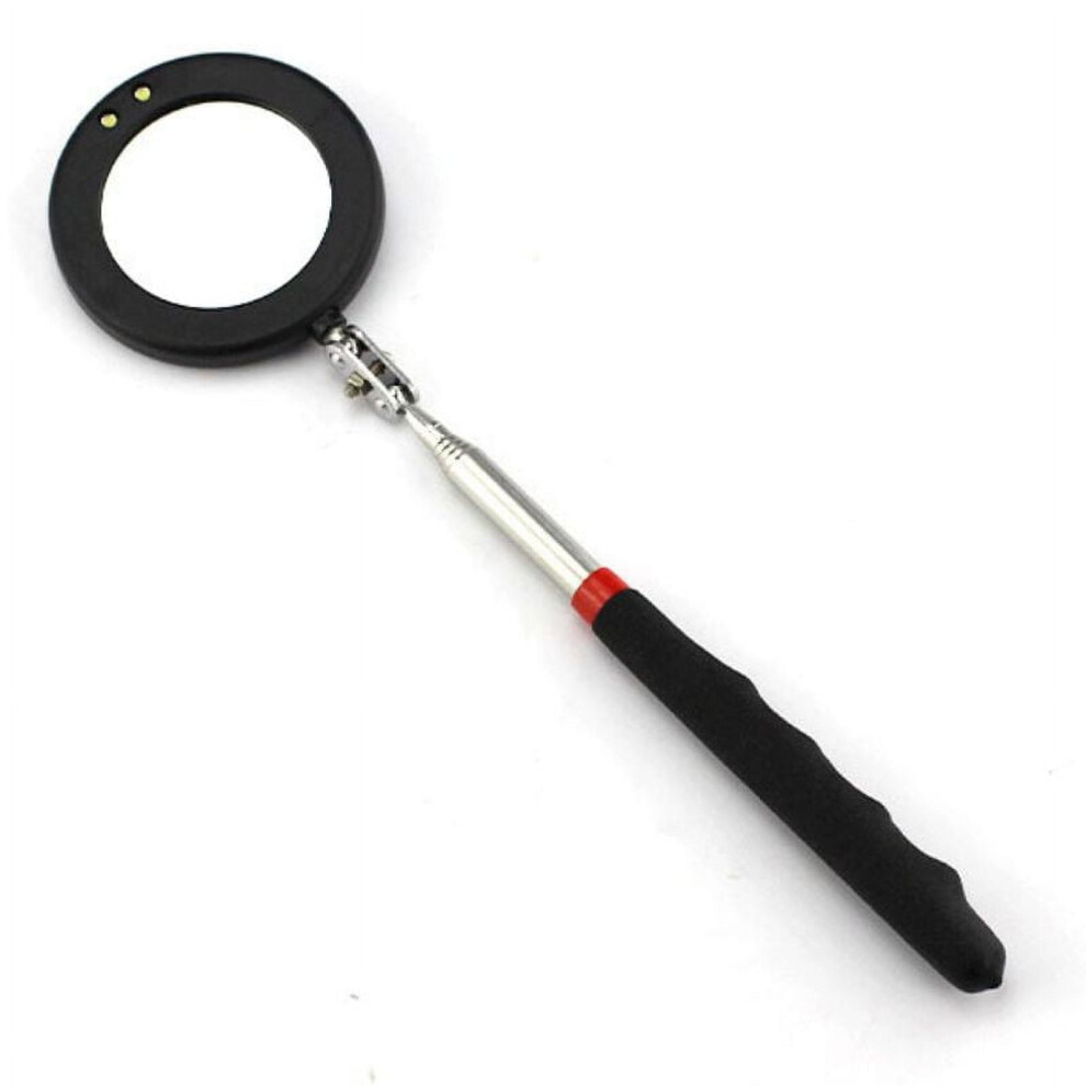 Round Telescoping Mirror, Extend Tool Vehicle Inspection Mirror, Car Led Lighted Machinist Inspectors For Vehicle Auto Mechanic 9170372295173
