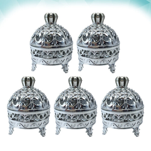 Bröllopspresentaskar Kronformade Silver PP5Set för Festplanerare 2
