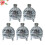 Bröllopspresentaskar Kronformade Silver PP5Set för Festplanerare 6