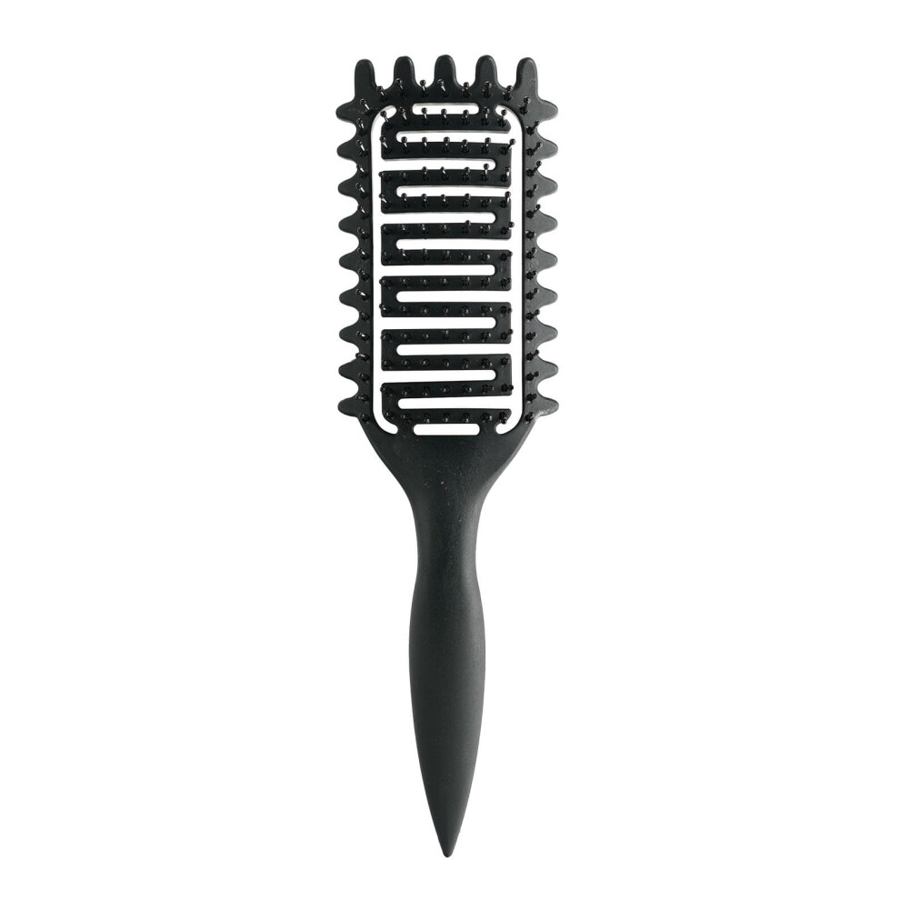 Pink Curl Defining Brush Curly Hair Brush,Vented Hair Brush For Detangling, Shaping And Defining Curls For Women And Men Less Pulling (Pink)